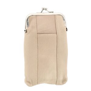 CTM Women's Leather Cigarette Case with Lighter Pocket